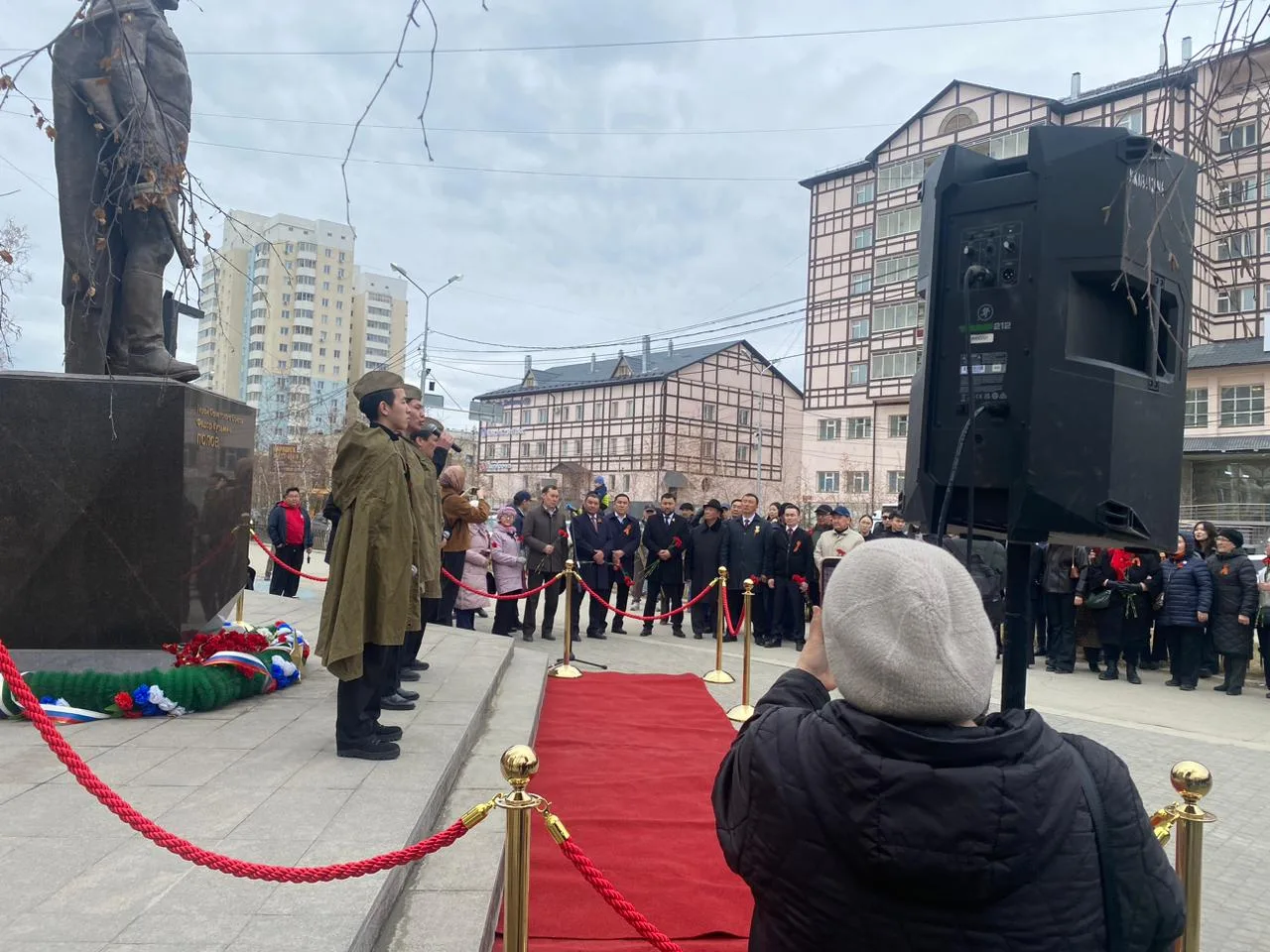 🎖Сегодня, в День Победы" учащиеся 8 «в» кадетского класса МЧС России имени А.Г. Судоргина   (кл. рук