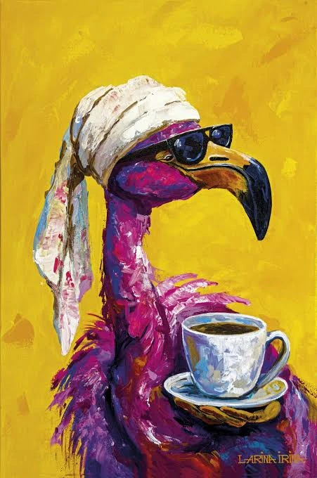 Доброго и бодрого вам утречка от фламинго 🦩 ☕ И мне) Оно конечно началось намного рань...