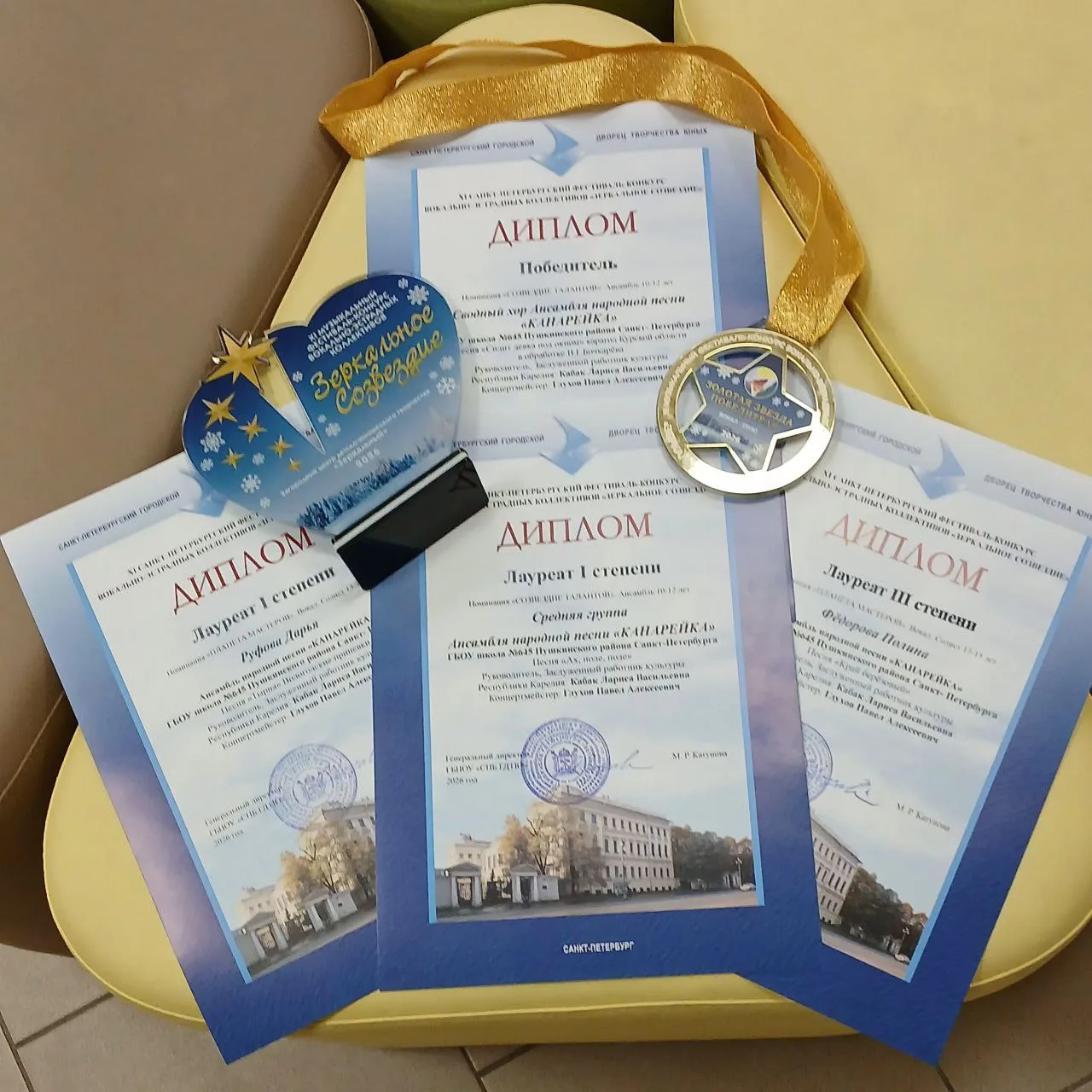 Ансамбль народной песни "Канарейка" (руковолитель Л.В.Кабак, концертмейстер П.А.Глухов) стал ПОБЕДИТ