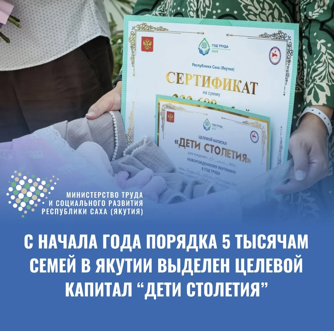 Средства целевого капитала, учреждённого Главой Якутии Айсеном Николаевым, с начала 202...