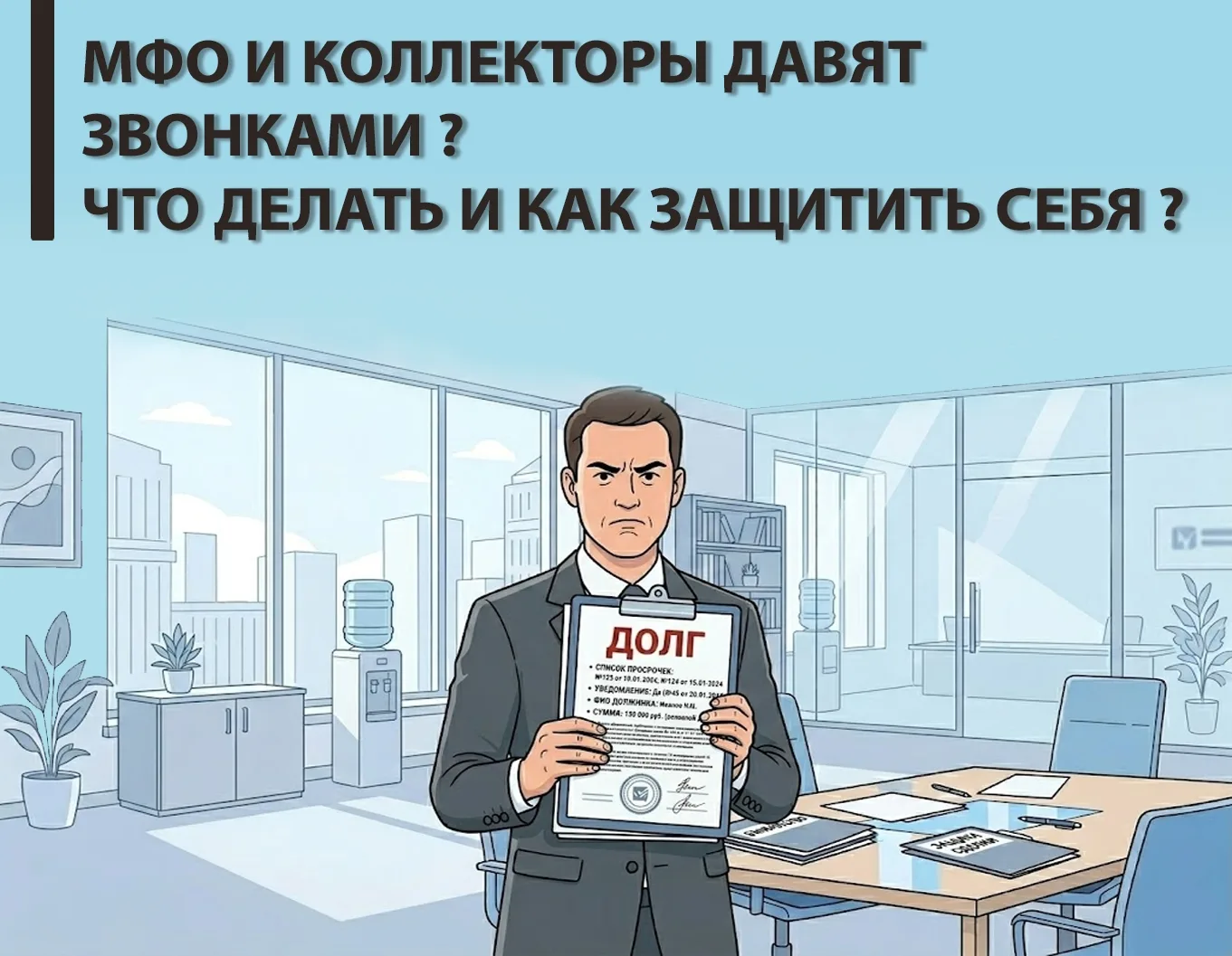 🚨 МФО и коллекторы давят звонками? Что делать и как защитить себя❓