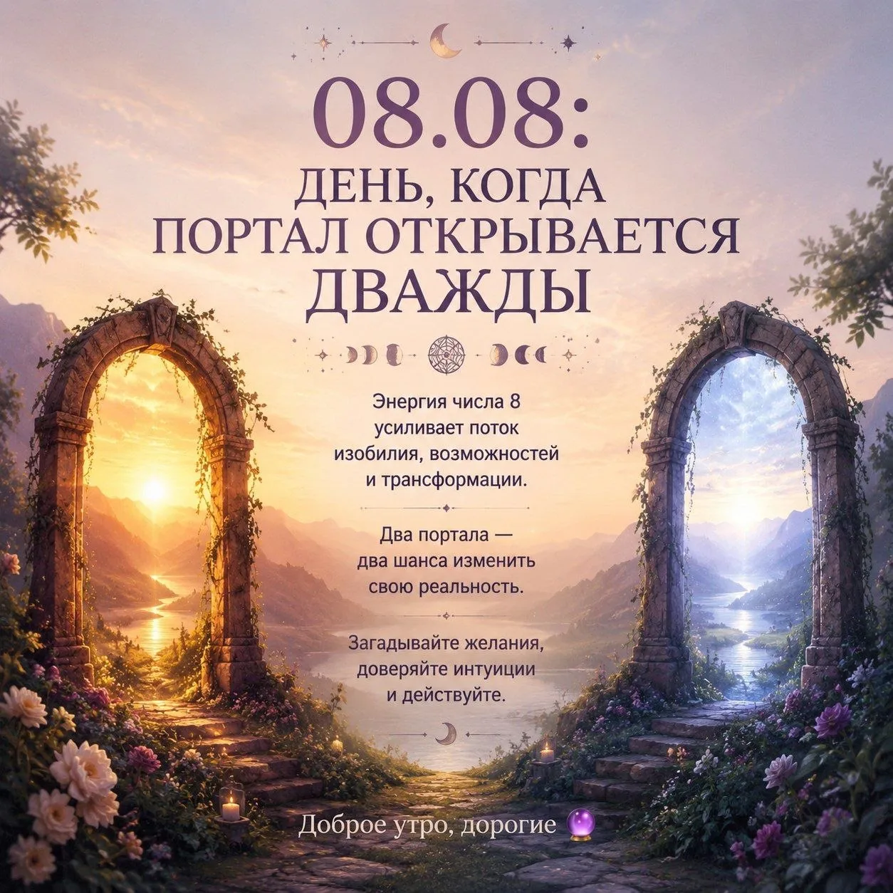 08.08: ДЕНЬ, КОГДА ПОРТАЛ ОТКРЫВАЕТСЯ ДВАЖДЫ