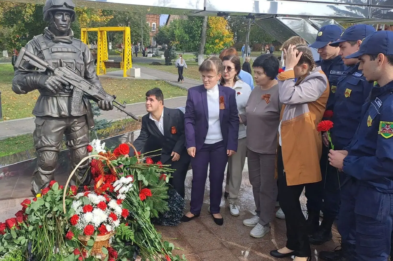 29 сентября в Мокшане, на Площади Памяти, состоялось торжественное открытие монумента «...