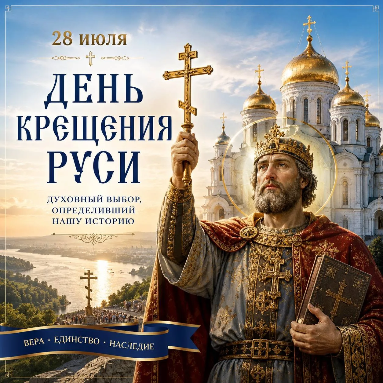 28 июля в России отмечается День Крещения Руси. 📜🙏

    Эта памятная дата посвящена одному из важн