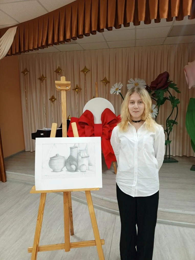 Промежуточный экзамен по рисунку, программа  ДПОП «Живопись»
