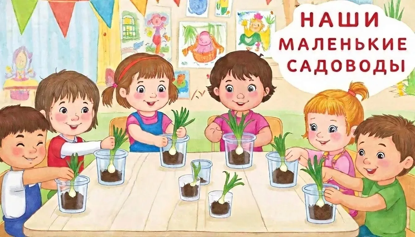🌱🌼 На этой неделе мы с ребятами сажали лук! 🌱💚