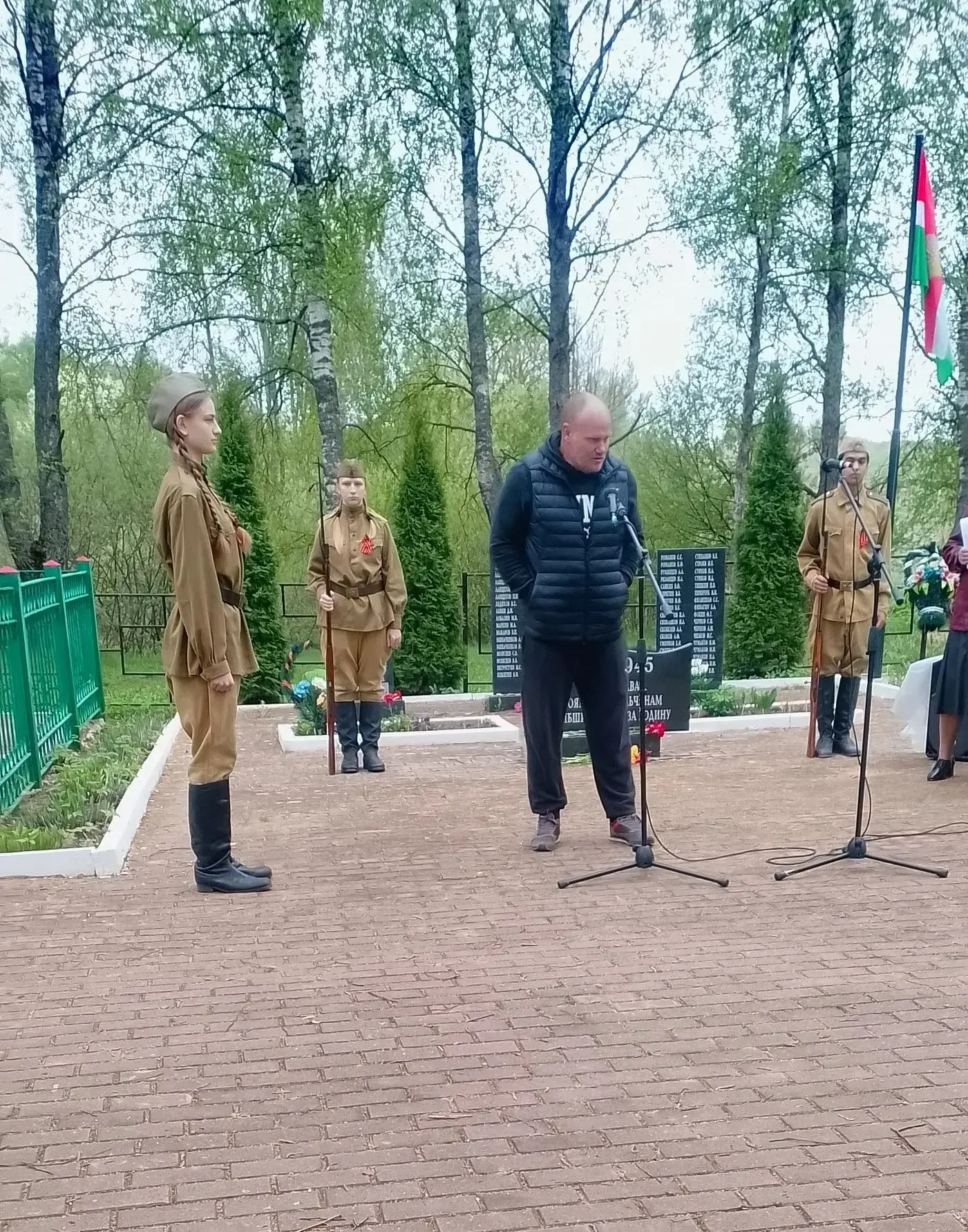 ⭐ 9 мая на Братском захоронении в д Воронино состоялся торжественный митинг "Никто не з...