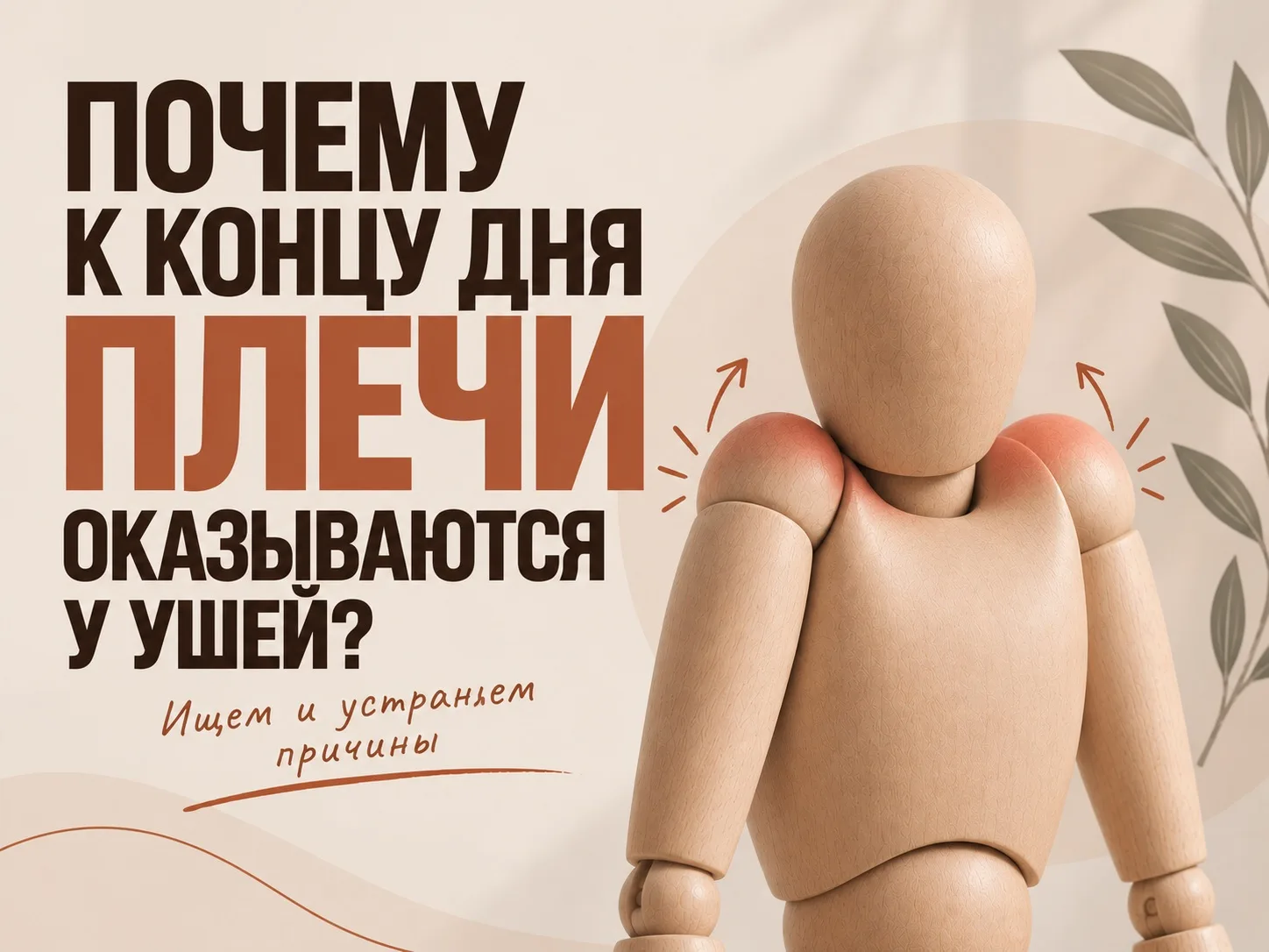 ПОЧЕМУ К КОНЦУ ДНЯ ПЛЕЧИ ОКАЗЫВАЮТСЯ У УШЕЙ?