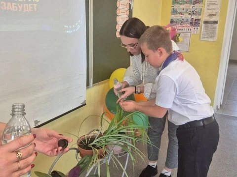 Центральная библиотека совместно с филиалом Детская библиотека провели для учеников 4 «...