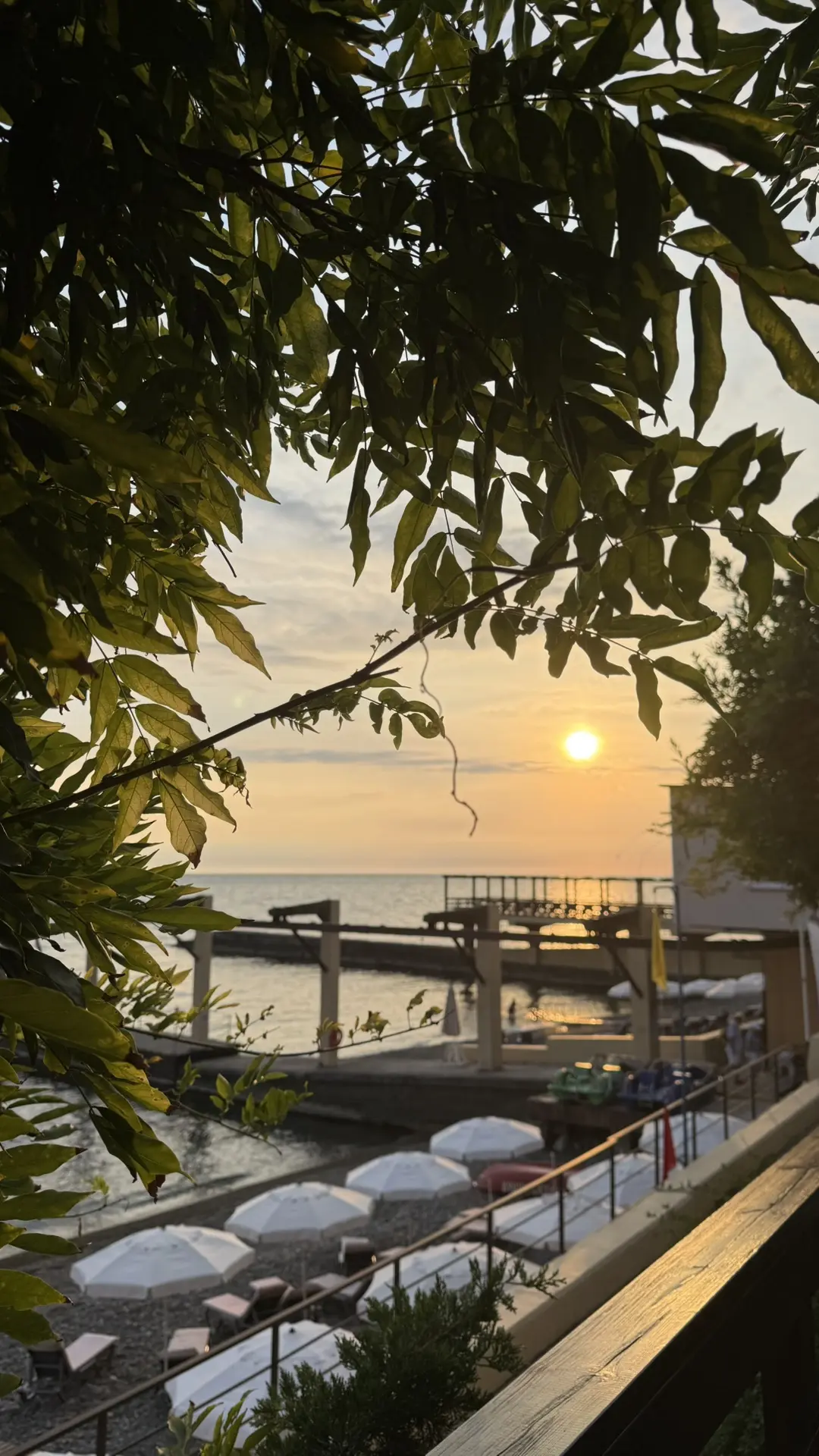 Закаты в санатории «Актер» не забываемы! 🌅