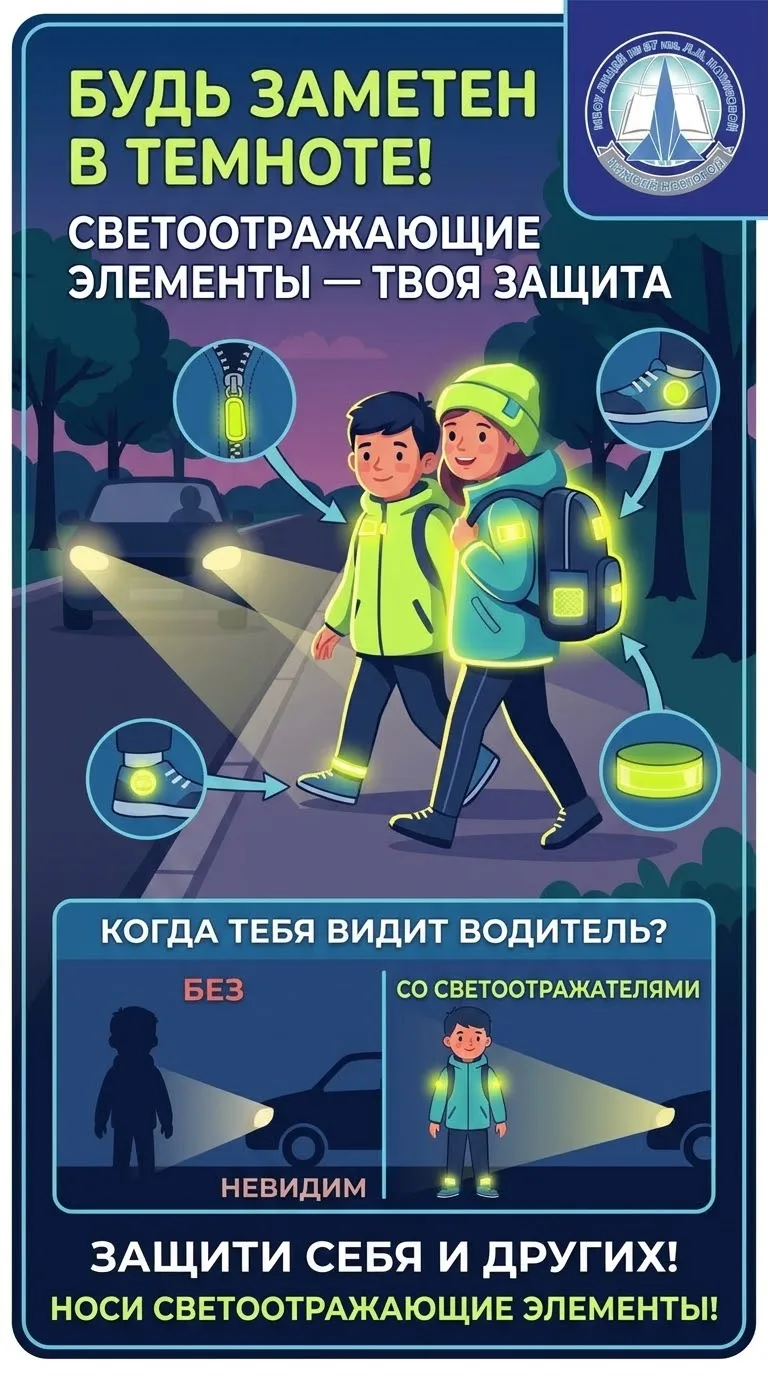 ​🌟 Стань заметнее на дороге!