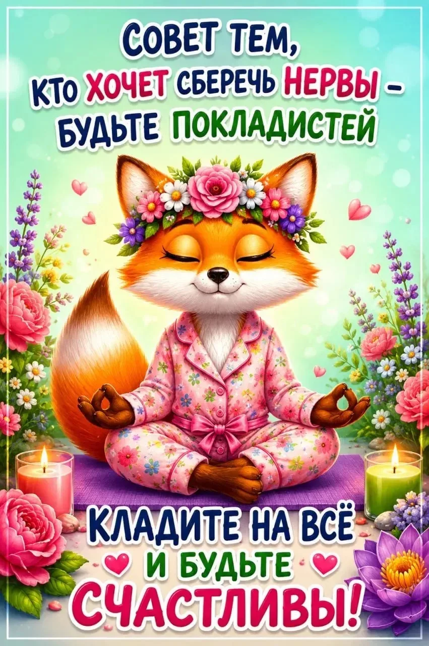 💚💛❤️ Настроение в открытке.