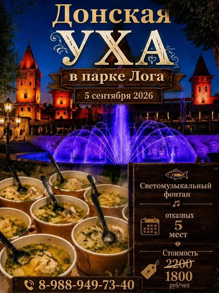 🐟 Фестиваль «Донская уха» в парке Лога