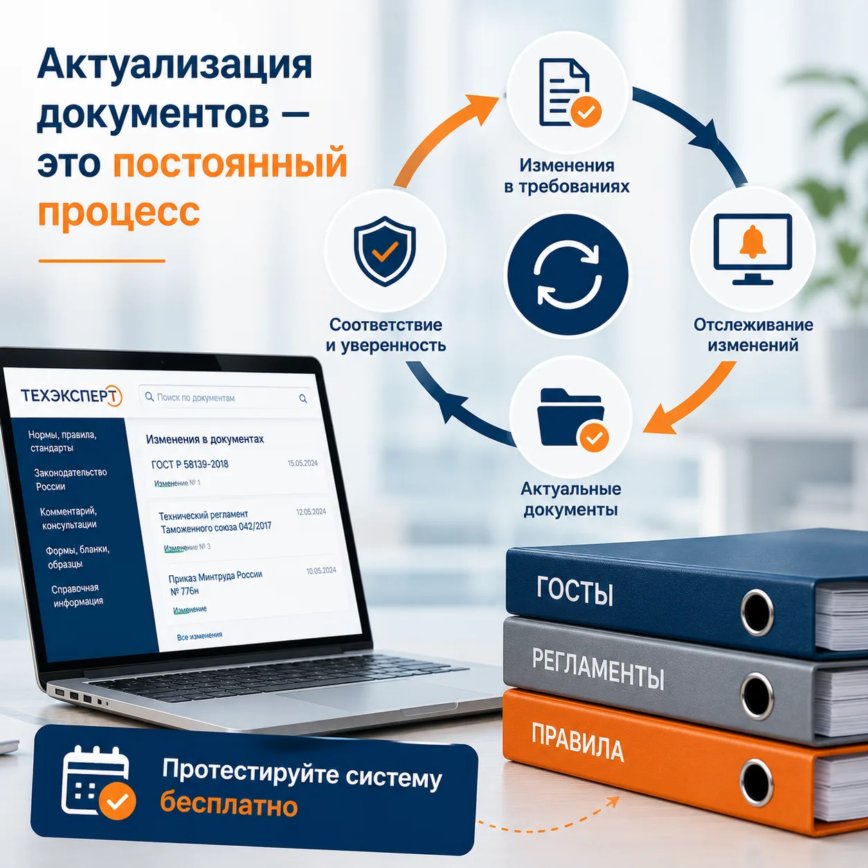 📌 Актуализация документов — это постоянный процесс