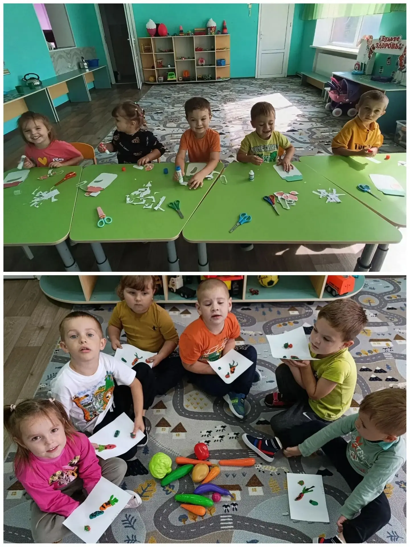 ✨ Неделя овощей в группе «Радуга»! ✨