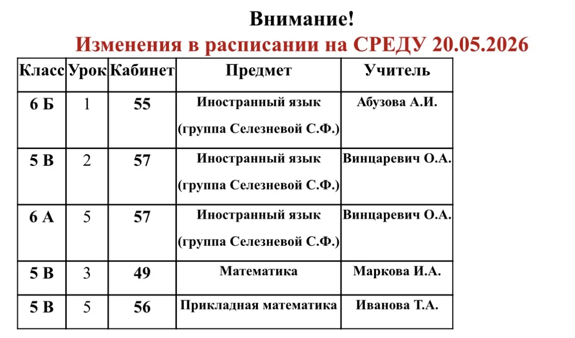 ⏳ Время течёт, и расписание меняется вслед за ним. Но помните: прошлое, настоящее и будущее соединяю