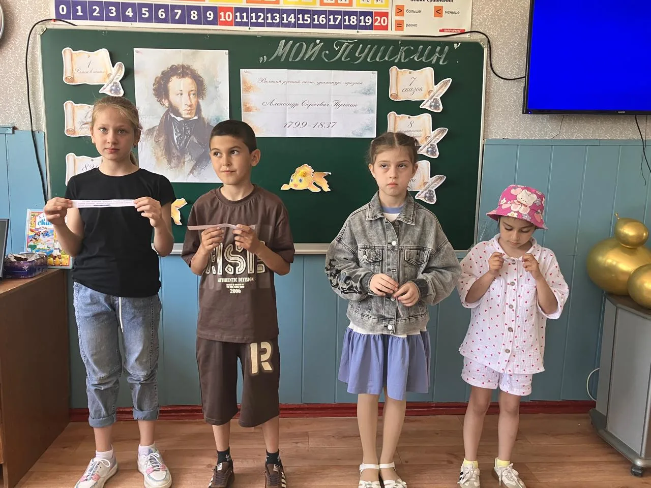 Пушкинский день в нашем лагере!
Сегодня в пришкольном лагере «Росинка » прошёл настоящий праздник ли