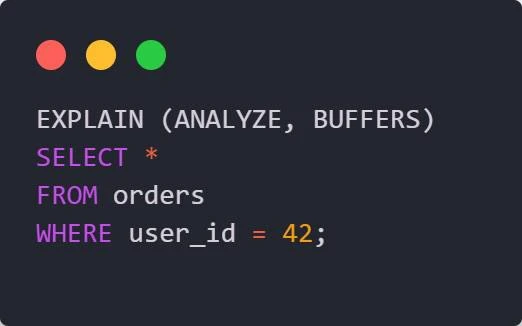BUFFERS: как увидеть цену запроса?

Обычный EXPLAIN ANALYZE показывает время выполнения, но почти ни