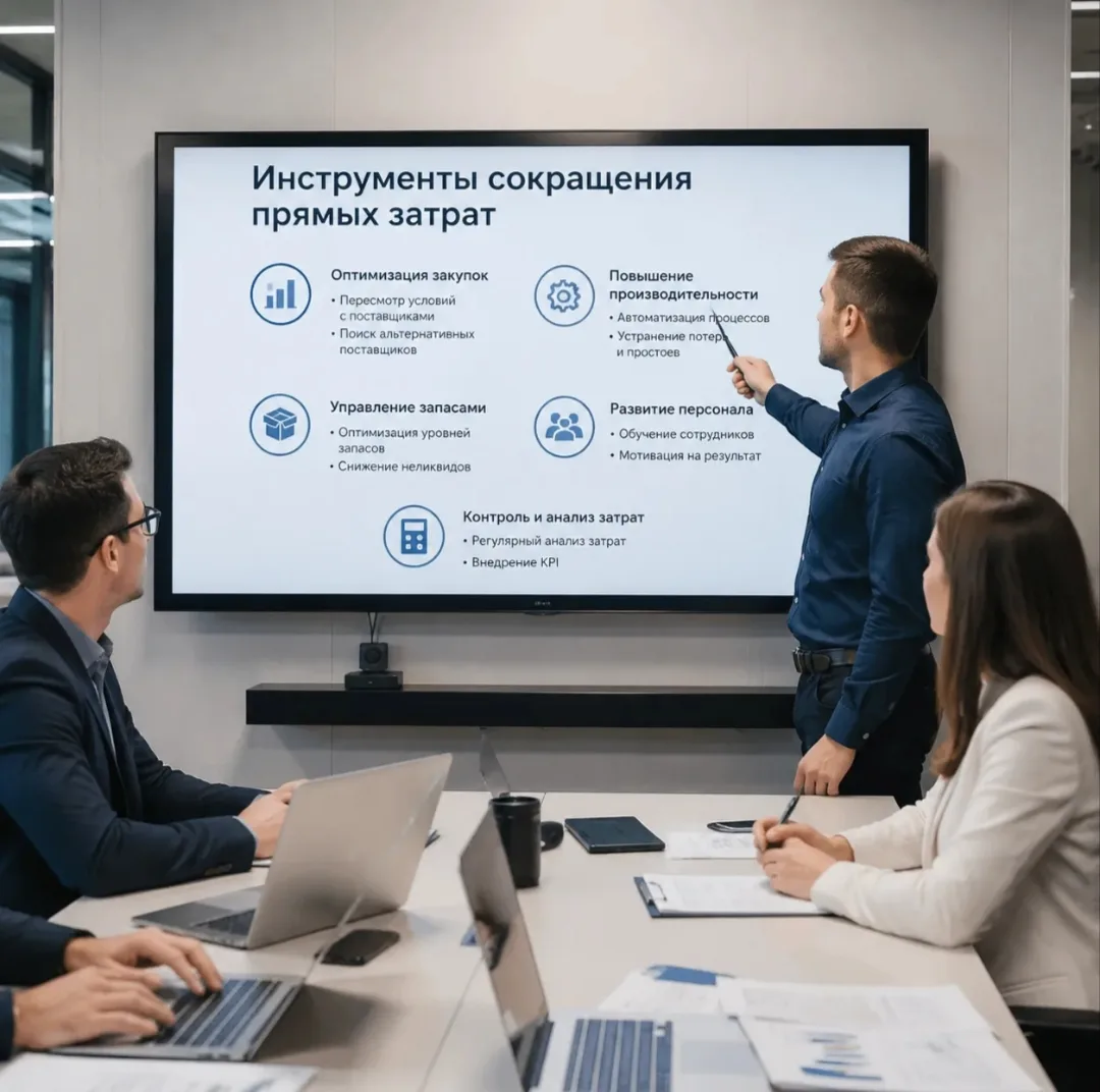 Инструменты сокращения прямых затрат 

Делюсь практическими инструментами сокращения прямых затрат (