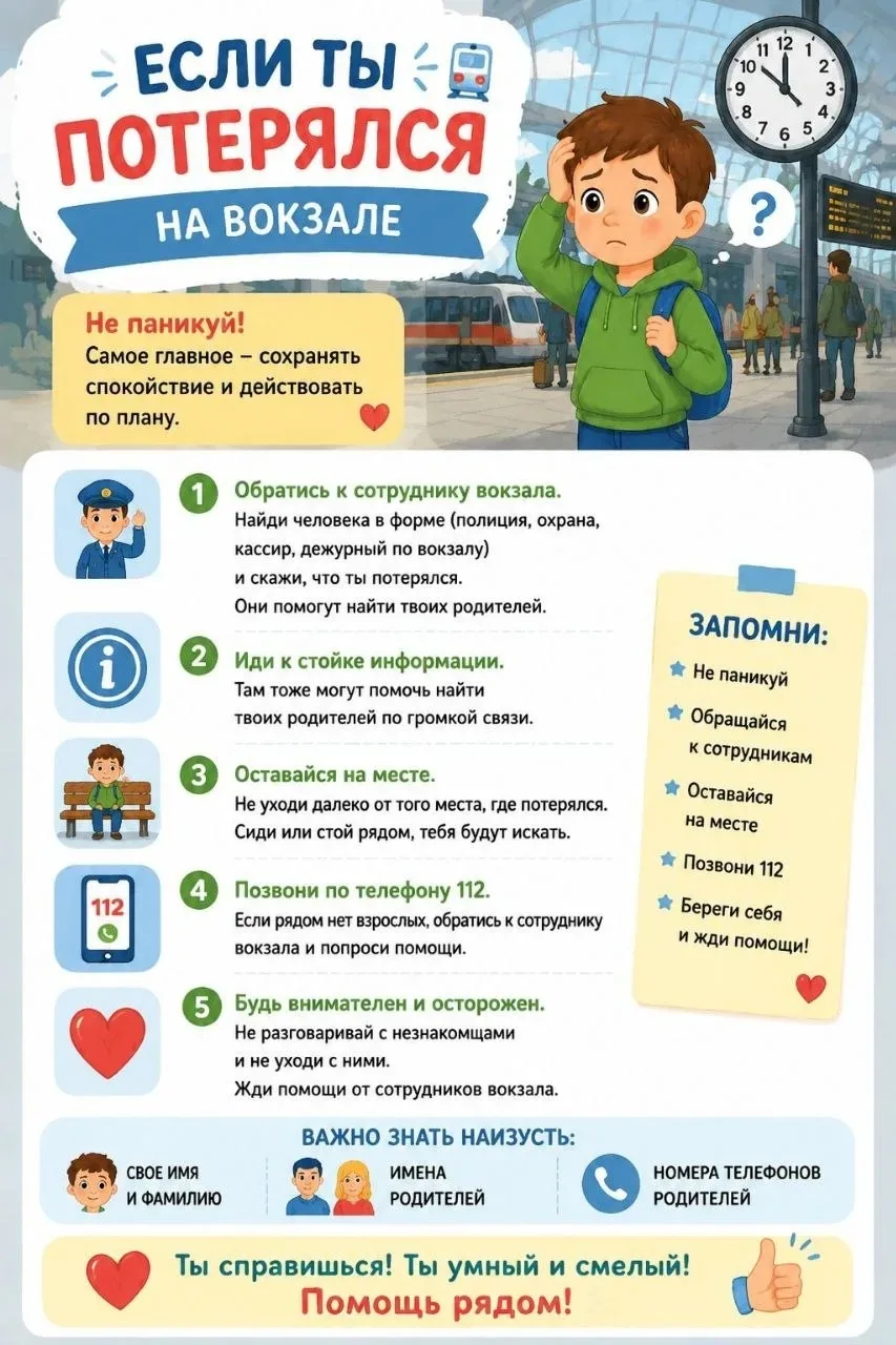 🛑 ЧТО ДЕЛАТЬ, ЕСЛИ ТЫ ПОТЕРЯЛСЯ? Важные правила безопасности

Лето — время долгих прогулок, парков 