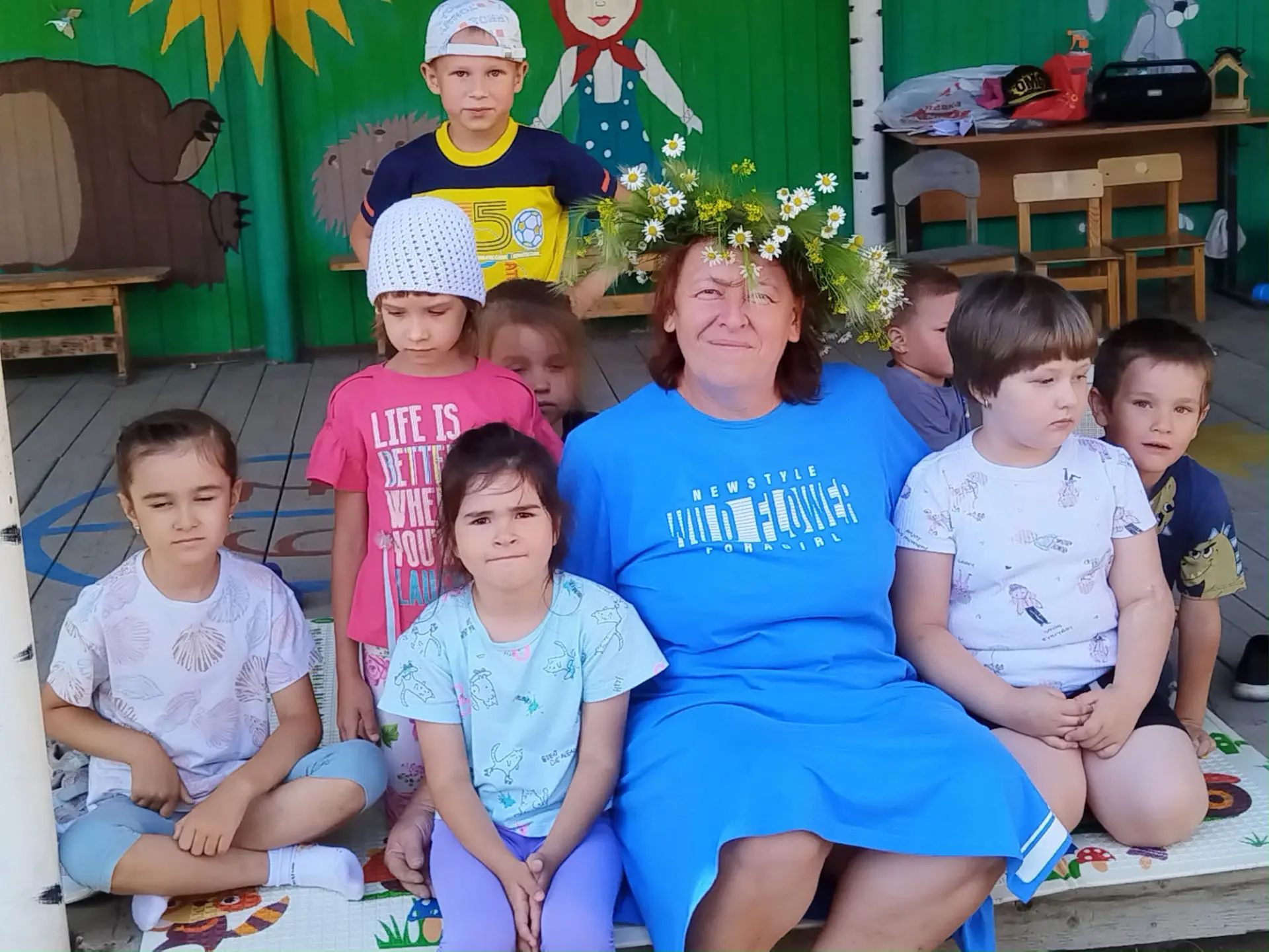 Праздник "Ивана Купалы "посвящён воде , дети старшей группы провели весело .