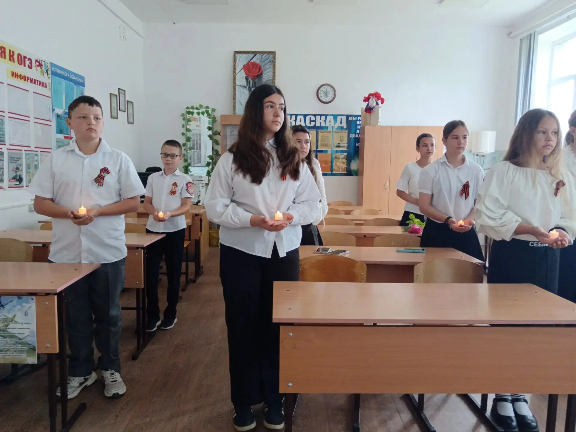 22 июня — День памяти и скорби.

В нашей школе прошла акция «Свеча памяти» — мы зажгли огни в честь 