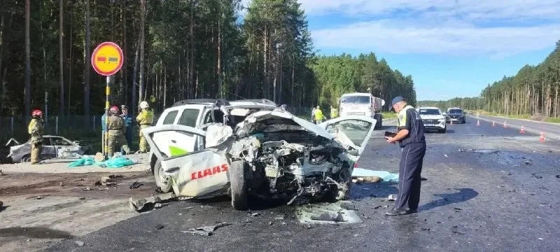 Пять человек погибли в ДТП в Белоярском районе. Авария произошла на 10-м километре трас...