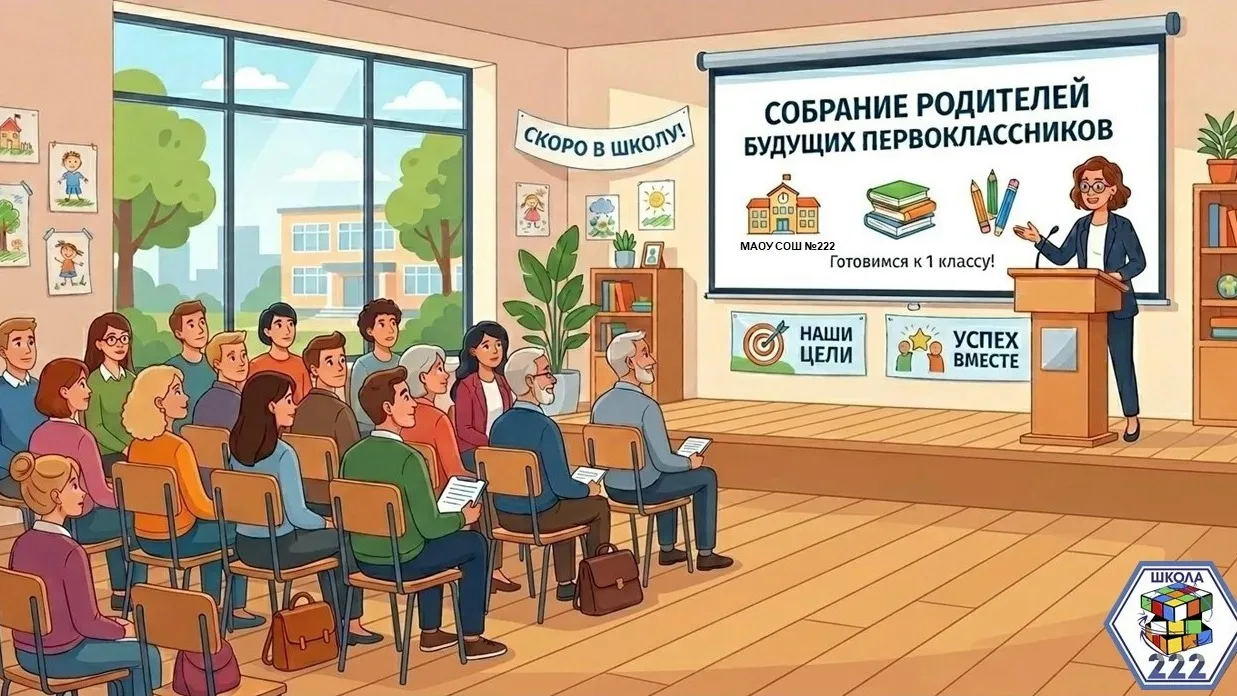 Дорогие родители будущих первоклассников!   Приглашаем вас на общешкольное собрание.    Совсем скоро