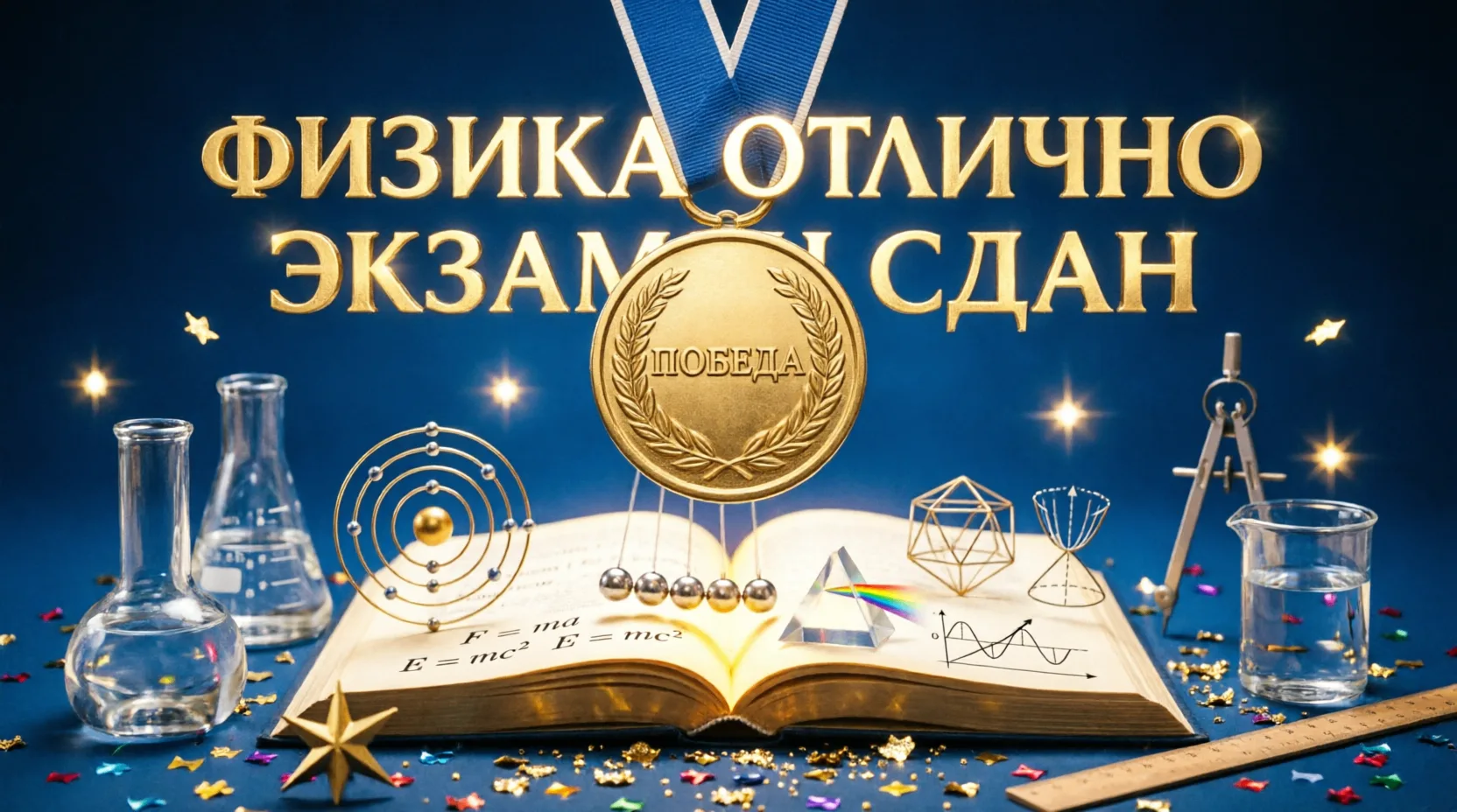 ОТЛИЧНЫЕ НОВОСТИ! Наши ученики задали верный вектор успеха на ЕГЭ по физике! 🚀✨
Школа  с огромной г