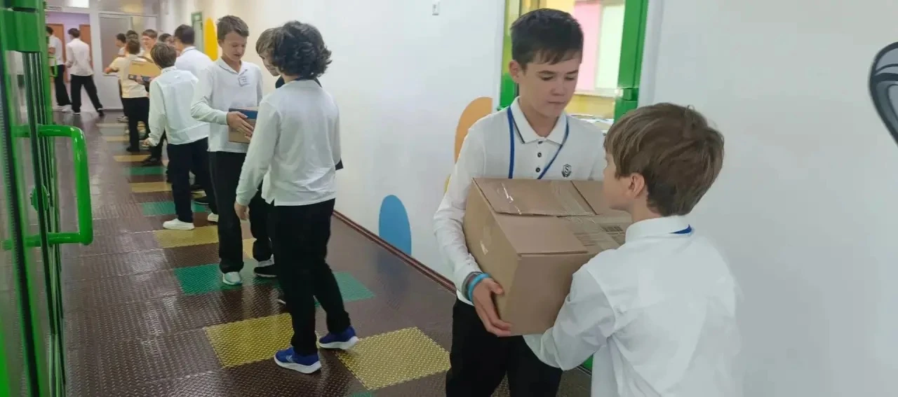 Ученики Гуманитарно-математического лицея имени Героя России Горшкова Д.Е. поддержали н...