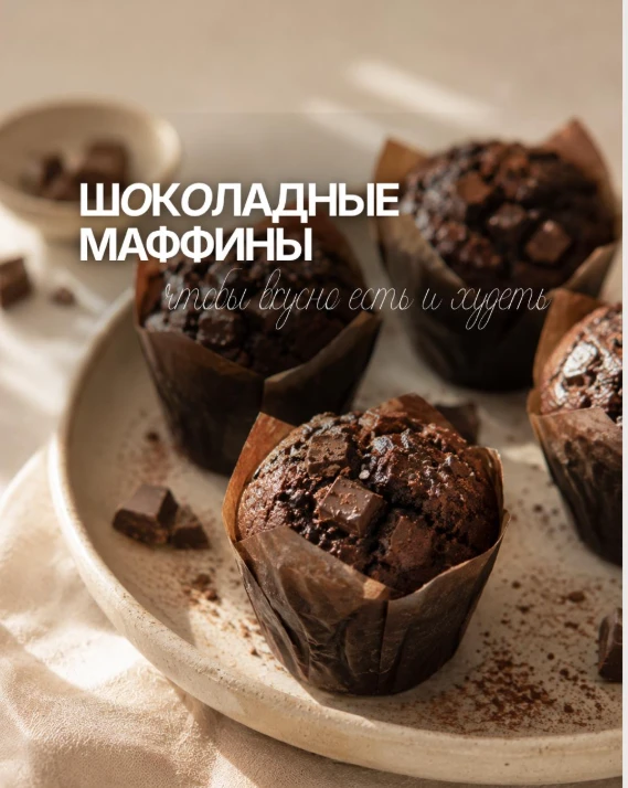 Сохраняйте рецепт шоколадных маффинов - и да, моим клиентам тоже можно десерты ❤️