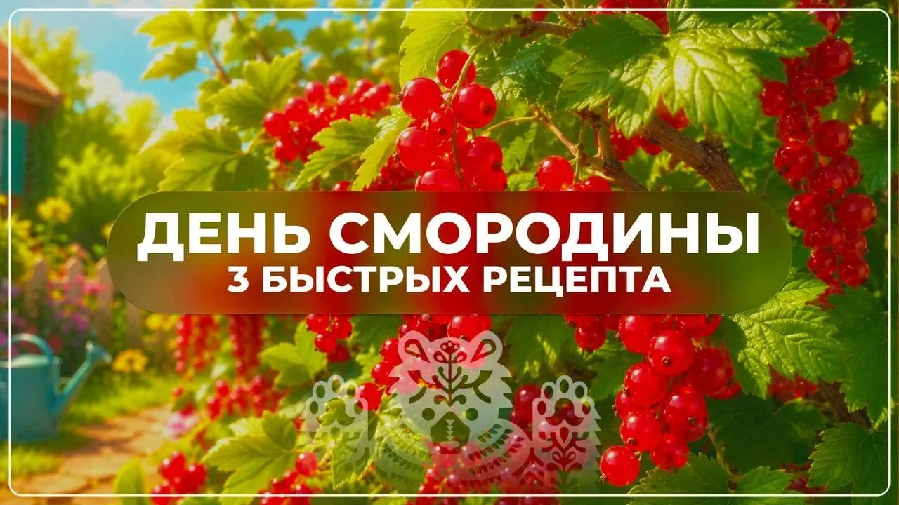 День смородины отмечается сегодня

В этой ягоде много витаминов A, C, E и группы B, а ещё фосфор, ка