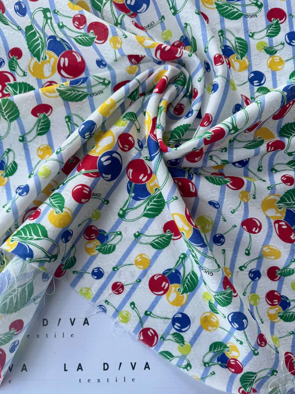 Жаккардовый хлопок Gucci, подписной