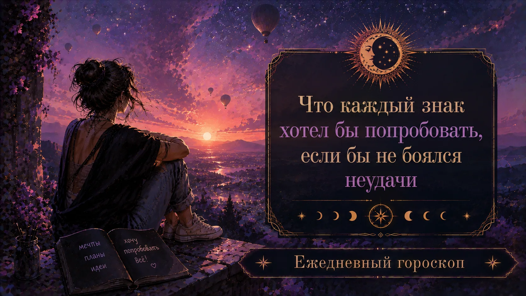 🌟 Что каждый знак хотел бы попробовать, если бы не боялся неудачи