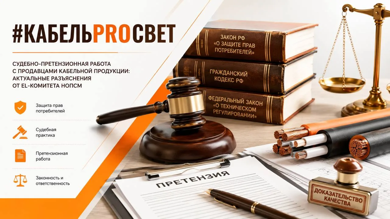 Судебно-претензионная работа с продавцами кабельной продукции: актуальные разъяснения о...