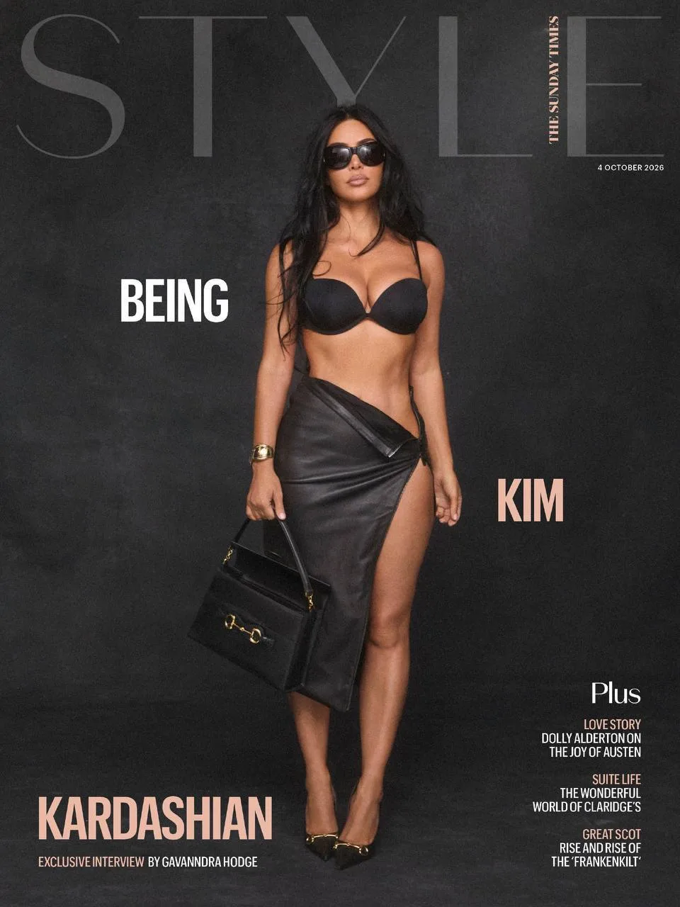 Невероятная Ким Кардашьян в фотосессии для The Sunday Times Style!