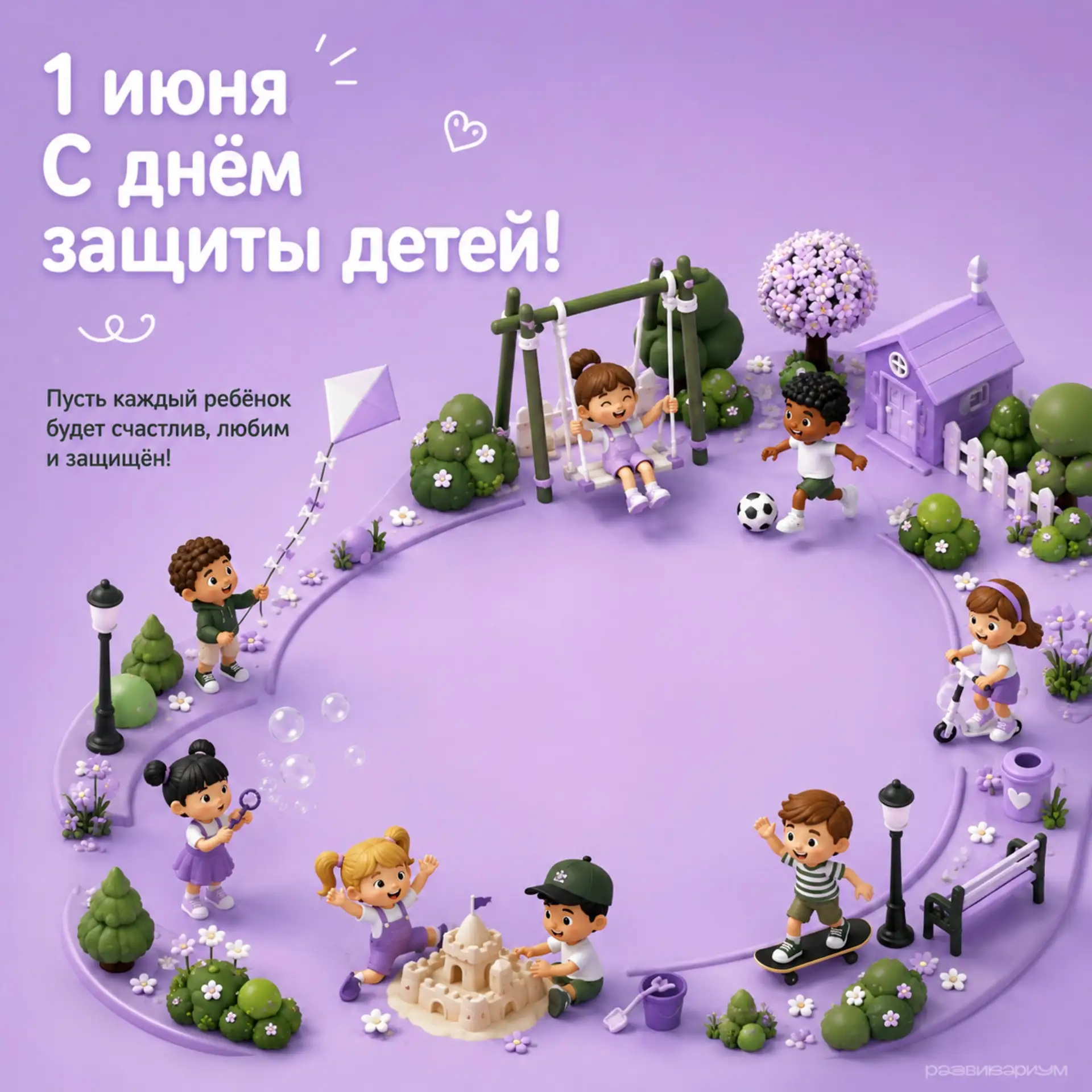 Поздравляем с днем защиты детей!