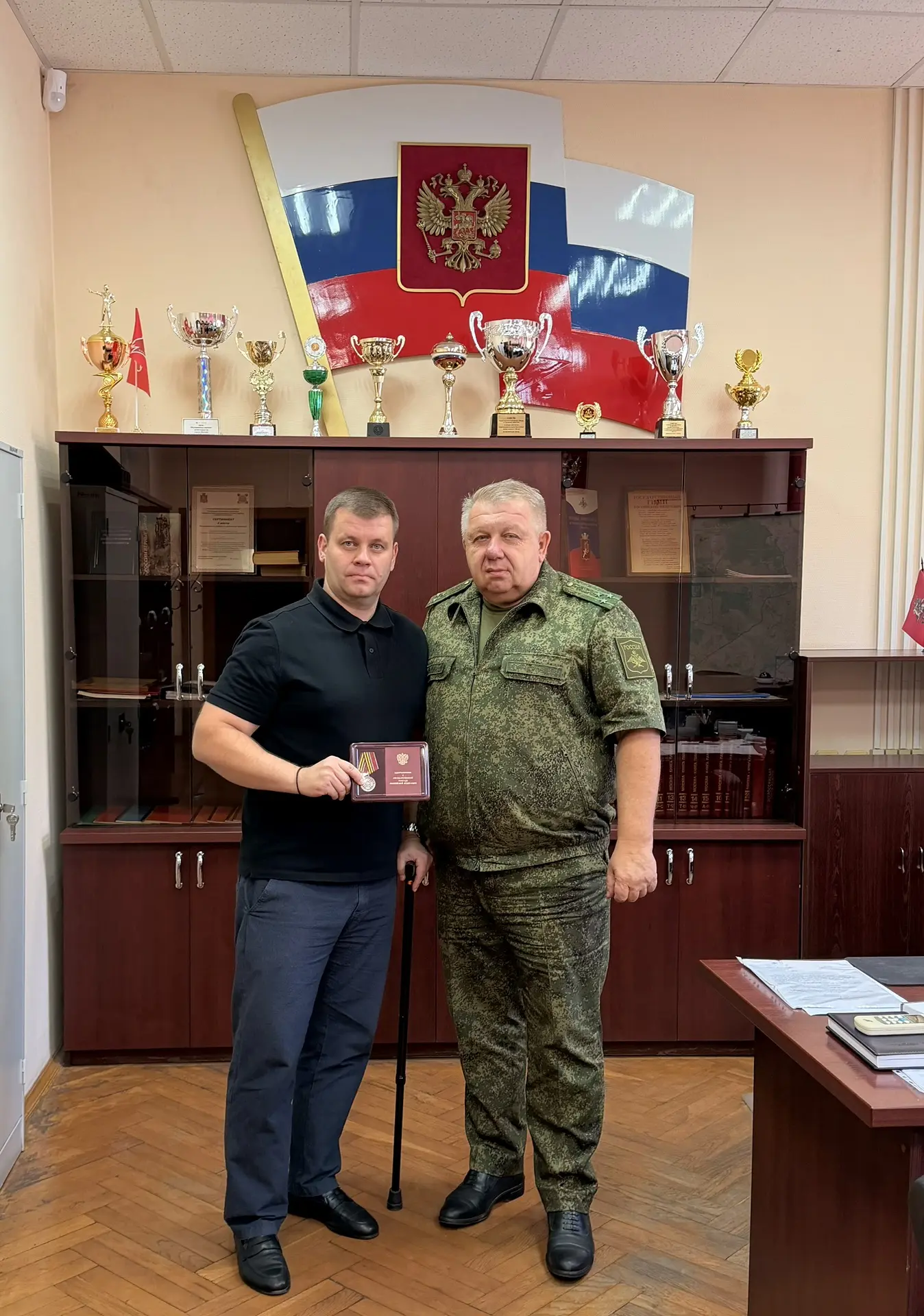 За личные заслуги в зоне проведения СВО Указом Президента Российской Федерации глава му...