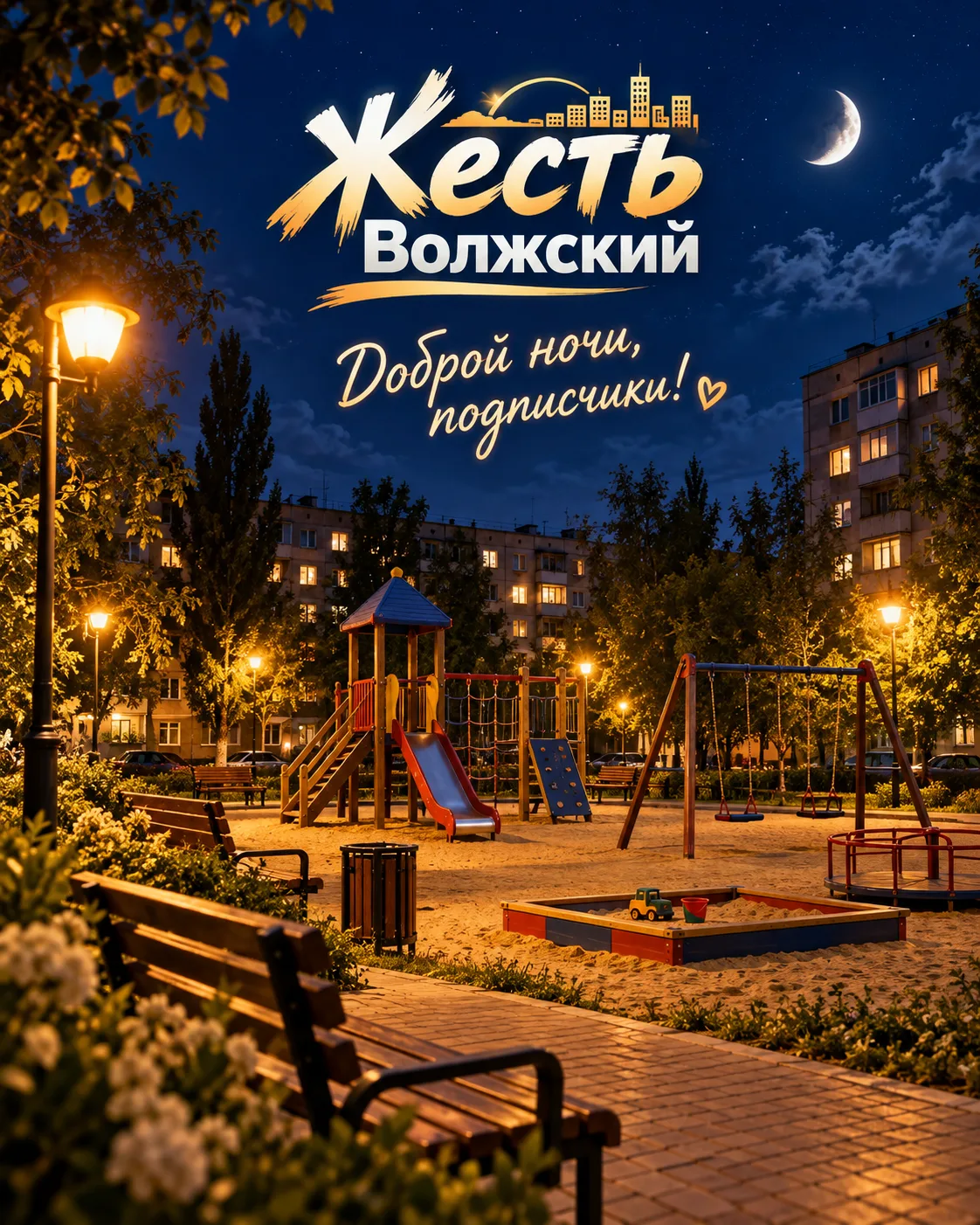 🌙 Доброй ночи, Волжский!
