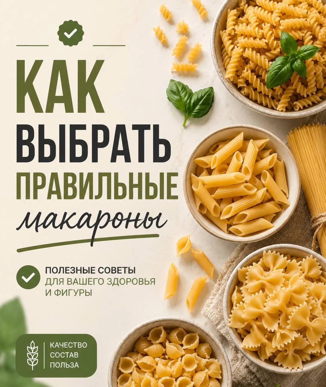 ✅ КАК ВЫБРАТЬ ПРАВИЛЬНЫЕ МАКАРОНЫ