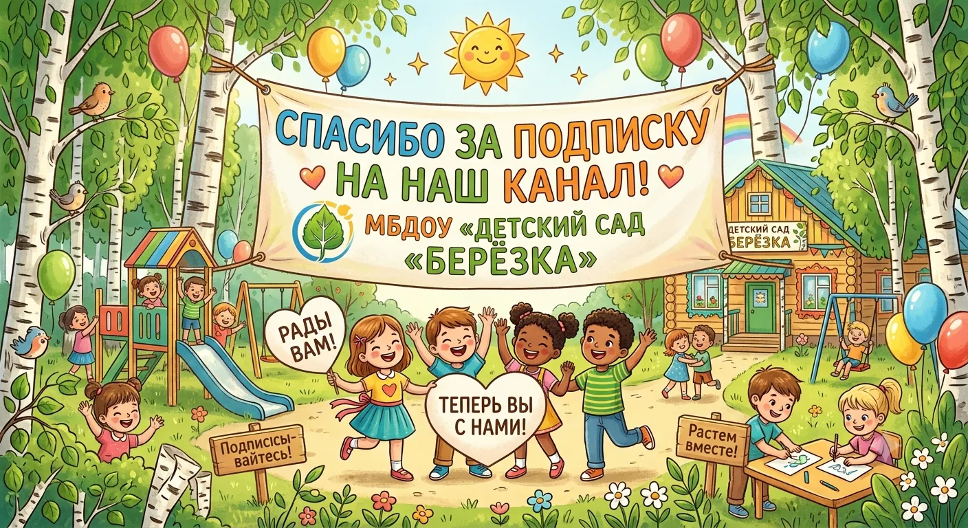 Дорогие подписчики канала детского сада «Берёзка»!