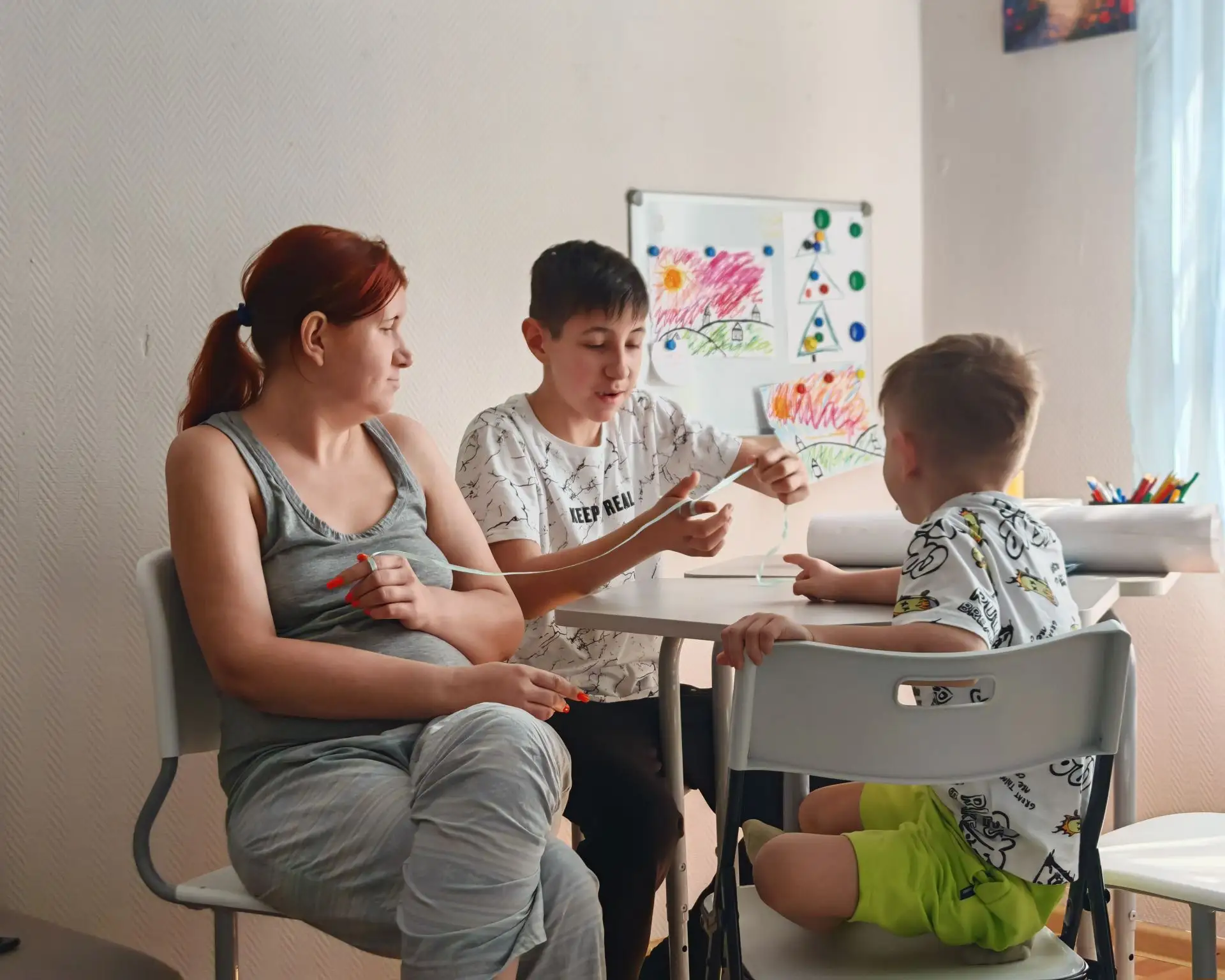 В "Доме милосердия" прошло занятия по укреплению семейных связей🫂
На занятии было много тепла и иск