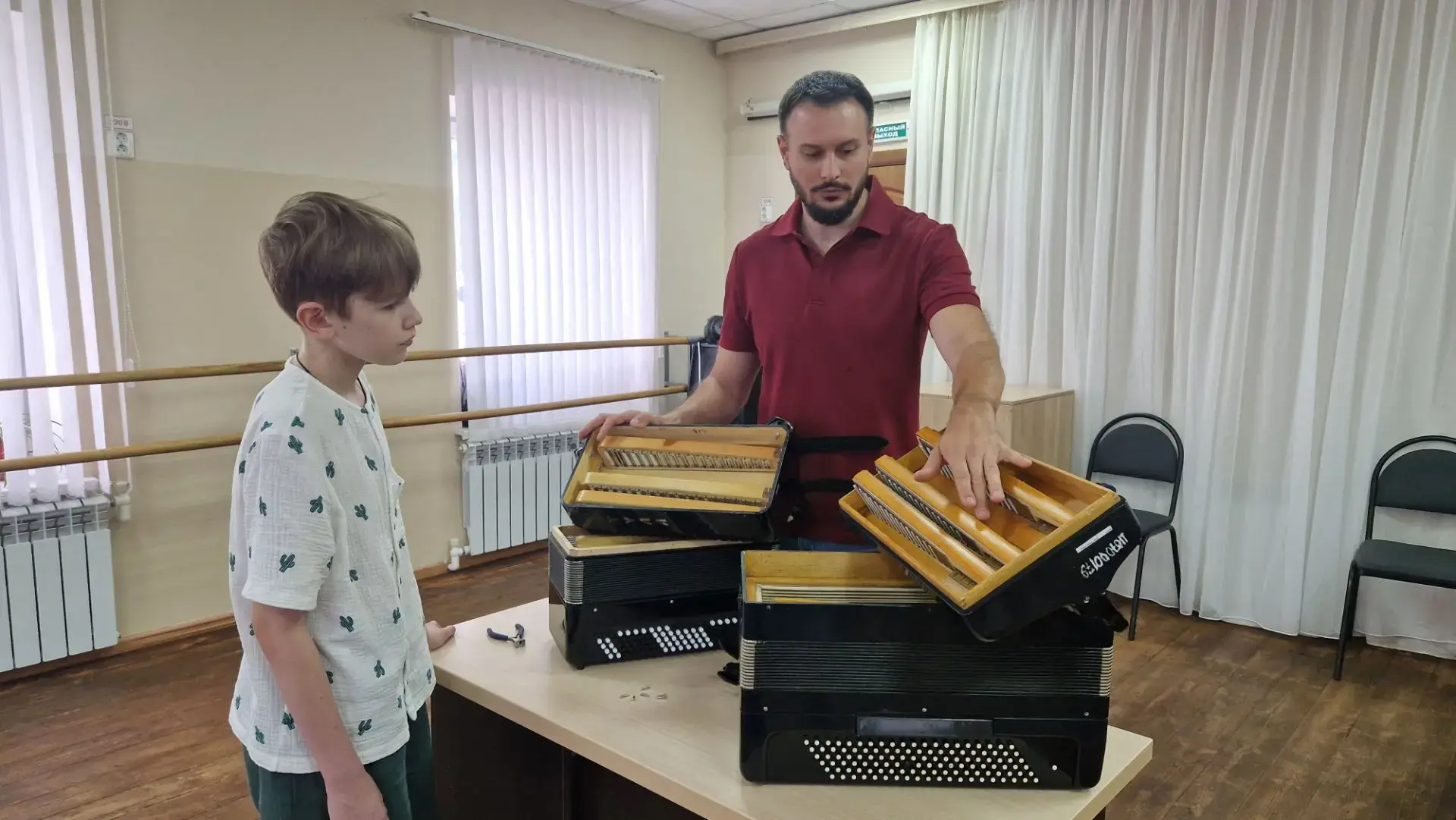🎶Сегодня в нашей школе состоялось увлекательное занятие в рамках всеобуча «Баян. Основ...