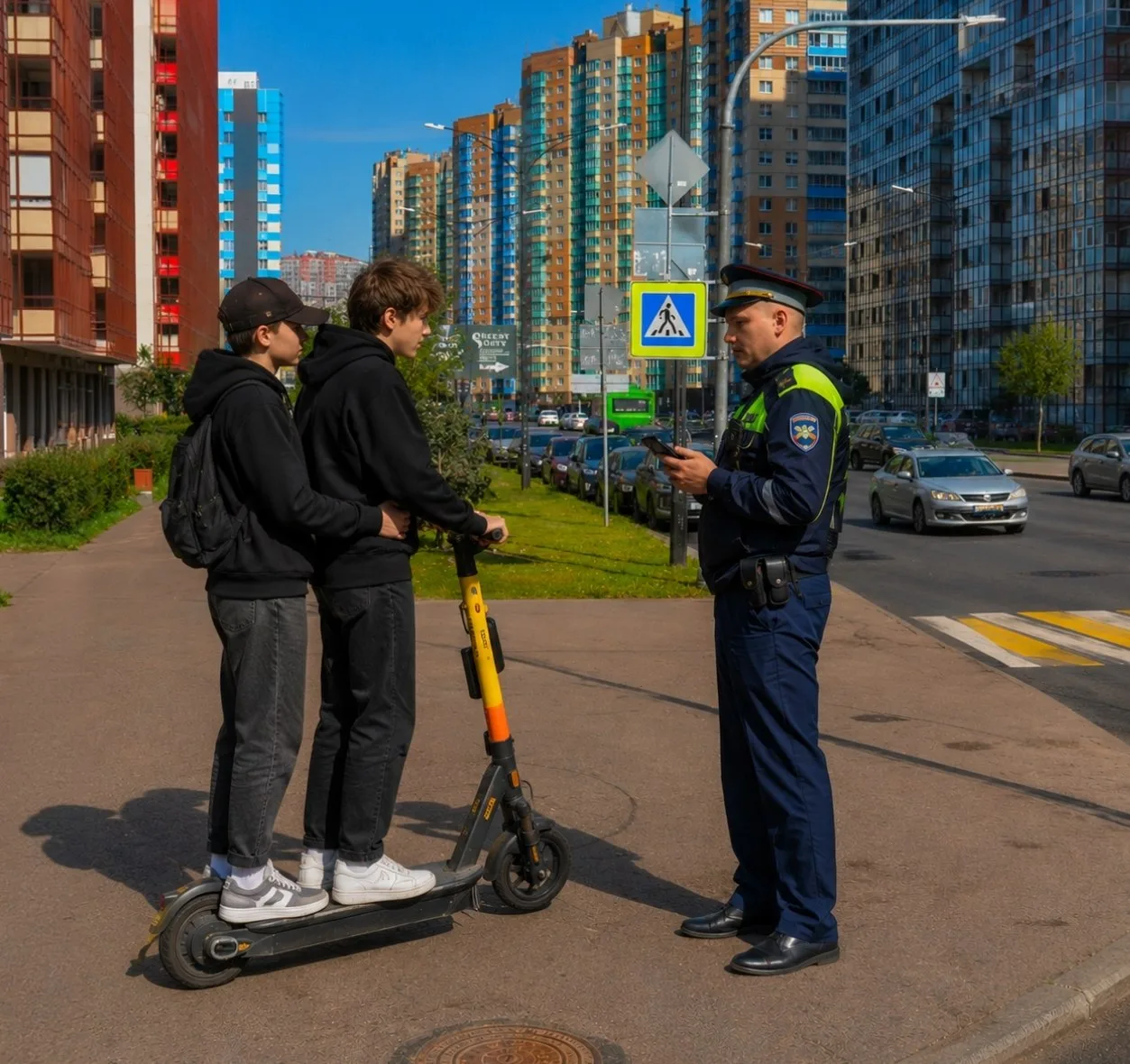 ⚡️В Петербурге и Ленобласти с начала года выписали самокатчикам и велосипедистам штрафы более чем на