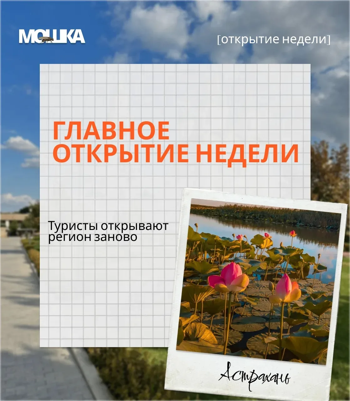 Открытие недели: Астрахань — главное открытие лета

Туристы открывают регион заново: если раньше Аст