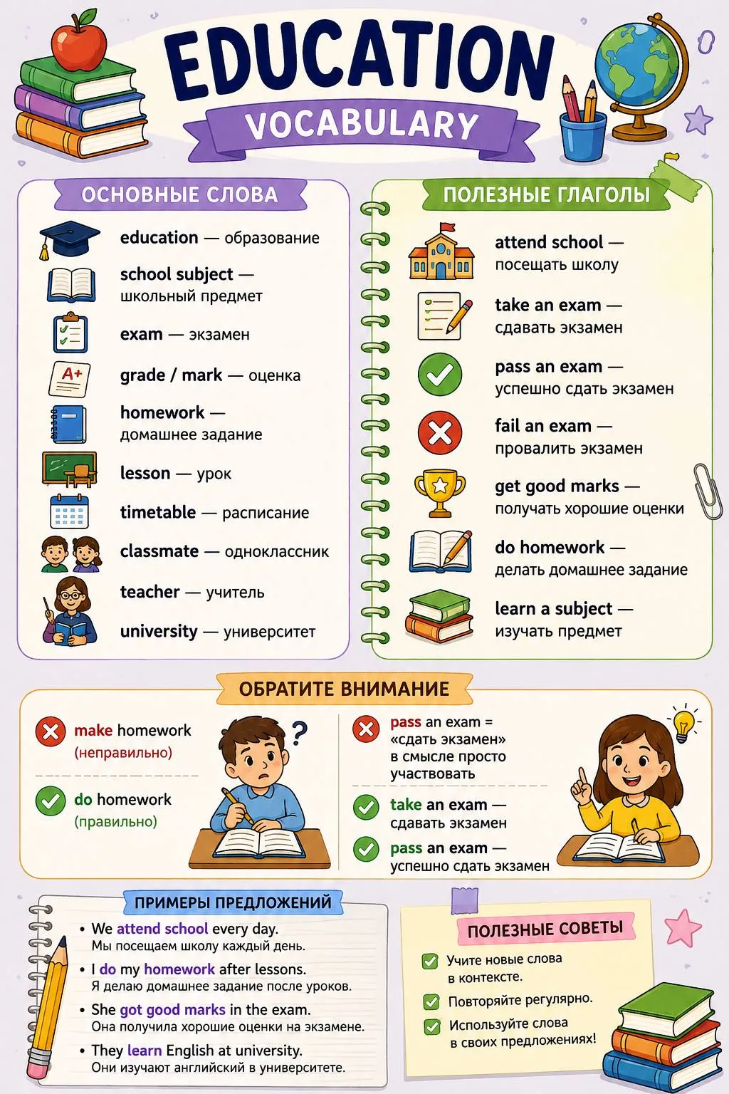 📚 ЛЕКСИКА EDUCATION