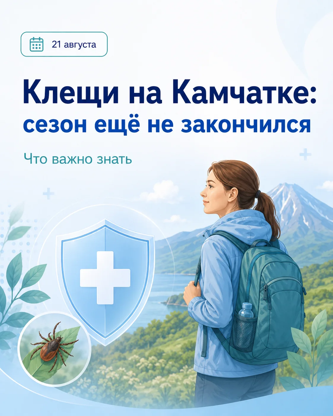 🕷 Клещи на Камчатке: сезон ещё не закончился