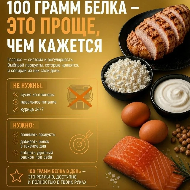 КАК СЪЕСТЬ 100 ГРАММ БЕЛКА В ДЕНЬ: ХВАТИТ ОПРАВДАНИЙ, ЭТО ПРОЩЕ, ЧЕМ КАЖЕТСЯ 💀🍗