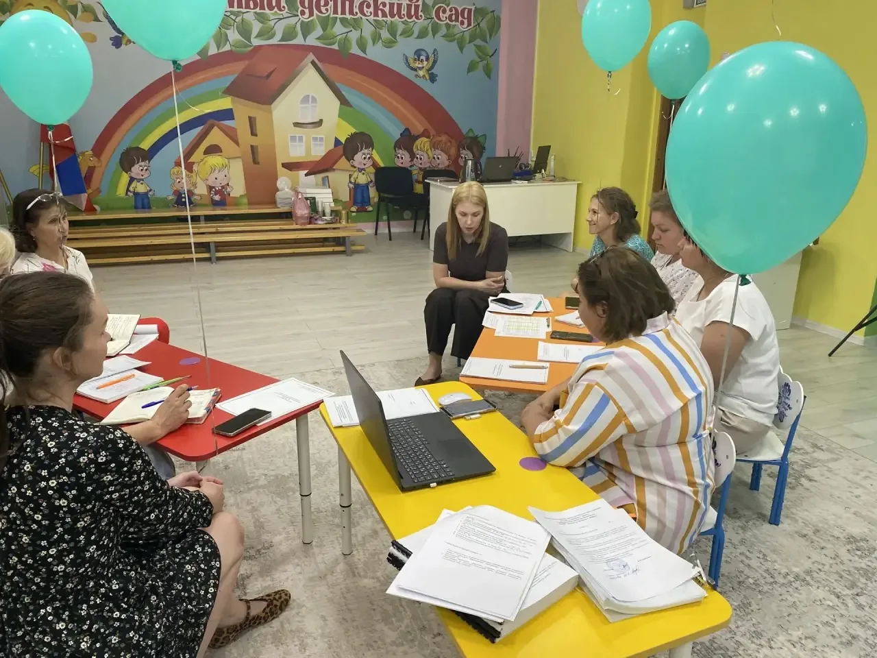 26.05.2026г в детском саду «Бусинка» прошёл итоговый педагогический совет. На педсовете присутствова