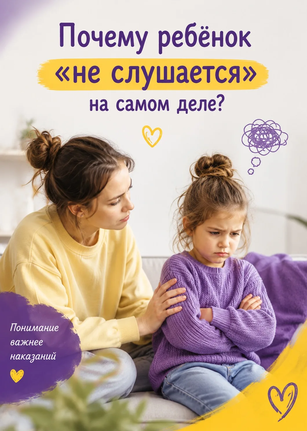 Почему ребёнок не слушается на самом деле? 🤔